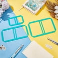 thumbnail image 2 of 3Pcs Mini Bookbinding Tool, Acrylic Sticky Notes Bookbinder Guide Stencil Template Bookbinding Ruler Scrapbooking Tool for Portable Notebook Journal Handbook Making, 2 of 8
