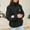 Black, variant on Winter Coats For Womens Jacket Long Sleeve Cardigan Sweatshirts Open Front Lapel Outerwears Tee Shirt Women Graphic Womens Thick Long Sleeve Shirt Long Sleeve Compression Shirt Women Summer Tops for