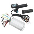 thumbnail image 3 of Electric Scooter Accessory, Grooved Housing Easy To Install Scooter Brushless Controller Kit 36V 48V Aluminium Alloy with Key for Riding for 22.5mm Handlebars, 3 of 8