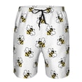 thumbnail image 3 of Fotbe Bee Trajes de Baño Estampados para Hombre, Shorts de Verano de Secado Rápido, Ropa de Playa, Bañadores-Small, 3 of 6