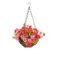 thumbnail image 1 of ¡Liquidación! Flores artificiales Dusknt, colgante de imitación, flores colgantes para exterior con cesta, flores artificiales de plástico sintético para jardín interior, porche, jardinera,, 1 of 7