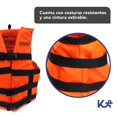 thumbnail image 4 of Chaleco Salvavidas Fluorescente Naranja Extra Grande Adulto naranja, 4 of 8