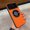 Vibrant Orange, variant on Magnetic Large Window Phone Case