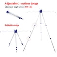 thumbnail image 1 of Ccdes 5 Poteau Support, Support de Canne à Pêche en Métal, Alliage d'Aluminium Réglable Télescopique Support de Canne à Pêche Support Trépied Support 5 Pôle 1.2m, 1 of 8
