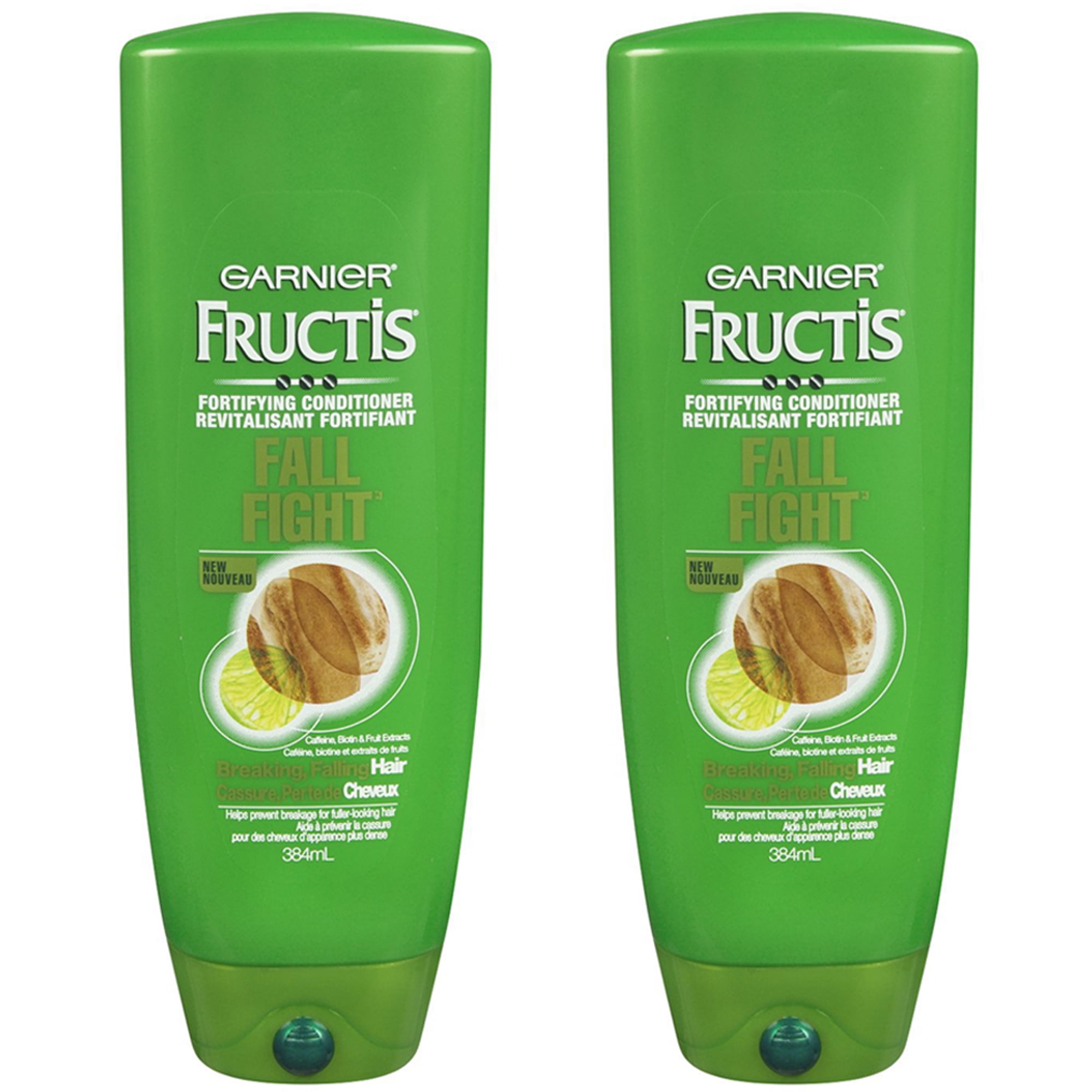 Pack of (2) Garnier Fructis Fall Fight Conditioner For Falling Breaking Hair, 13 Fluid Ounce