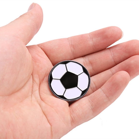 Football Referee Flip Coin Pick Side Soccer Flip Coin Alloy Soccer Toss Coin