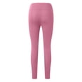 thumbnail image 5 of GPOECD High Waisted Leggings for Women Non See Through 4 Way Stretch Squat Proof Comfortable Yoga Pants for Women Fitness Activewear,Pink,M, 5 of 6