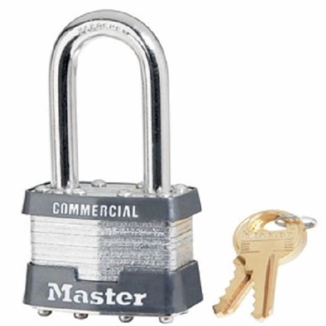 Candado laminado Master Lock 1KALF-2126 de 4,4 cm de ancho con 2 llaves