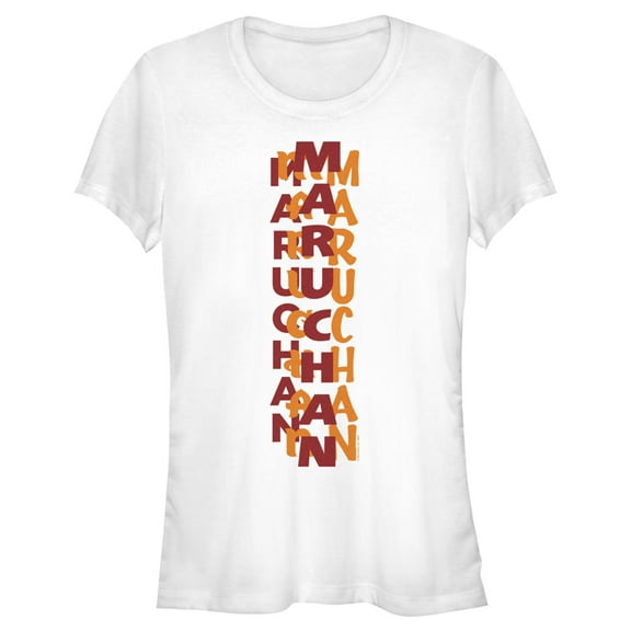 Junior's Maruchan Vertical Logo Stack  Graphic Tee White Small