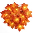 thumbnail image 5 of Guirnalda de luces LED de hojas de arce artificiales para decoración navideña, 2, 3 y 6 m, para fiestas en casa, Halloween y Año Nuevo, 5 of 5