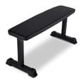 thumbnail image 1 of Banco de pesas para prensa, banco plano profesional de alta resistencia, banco de ejercicios para gimnasio en casa, ejercicio, levantamiento de pesas, Negro, 1 of 8