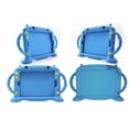 thumbnail image 3 of Golden Sheeps Kid Case Compatible for Samsung Tab E Lite 7.0 Tab 3 Lite 7.0 Tab 4 7.0 Tab A 7.0 T280 TAB 3 7.0 Lovely Cartoon Shockproof Silicone Protective Convertible Handle Stand [BPA Free]-Blue, 3 of 5