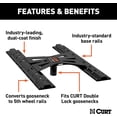 thumbnail image 2 of CURT X5 Gooseneck-to-5th-Wheel Adapter Plate, 2 of 11