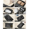 thumbnail image 2 of Joyway Packing Cubes 10 Piece Travel Packing Organizers with Extra Large Toiletries Bag for Clothes，Cosmetics，Shoes，Toiletry-Black, 2 of 7