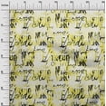 thumbnail image 3 of oneOone Viscose Chiffon Light Yellow Fabric Abstracts Dress Material Fabric Print Fabric By The Yard 42 Inch Wide, 3 of 6