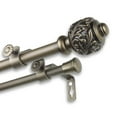 thumbnail image 3 of 5/8" Dia Adjustable 48"-84" double curtain rod with Horace Finials - Antique Light Gold,(5709-484D), 3 of 3