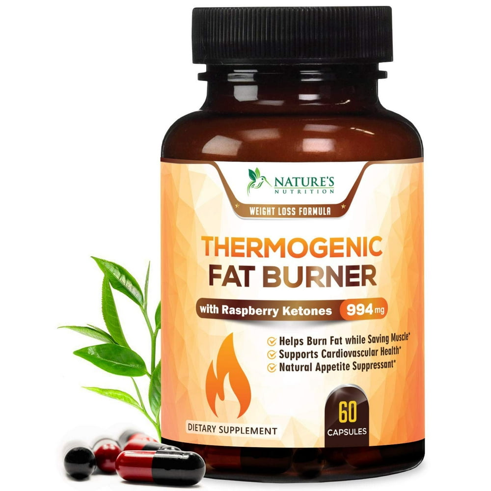 Nature's Nutrition Thermogenic Fat Burner Oxy Pills Extra Strength, 60