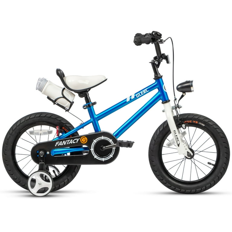 Glerc 14 inch Kids Bike for Child 3-5 Year old Boys Girls with