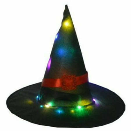 

[Big sale] Halloween Glowing Witch Hat Pendant Party Hat Wizard Hat