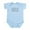 Sky Blue, variant on CafePress - Watch My Daddy Race Infant Bodysuit - Baby Light Bodysuit, Size Newborn - 24 Months