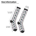 thumbnail image 5 of Balery Turtle Printed Novelty Socks Men's Women's Crew Socks Sports Socks Knee High Socks Cotton Socks Quirky and Cool Socks, 5 of 9