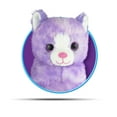 thumbnail image 2 of Cloudz Kids Super Soft N' Cuddly Animal Airplane Travel Neck Pillow! Keep Children Comfy and Supported with a Buddy while Traveling or just Resting at Home - Purple Fluffy Cat, 2 of 6