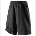 thumbnail image 5 of Hurxie Men's Casual Shorts 7 Inch Elastic Waist Drawstring Lightweight Summer Beach Shorts with Pockets Black,4XL, 5 of 7