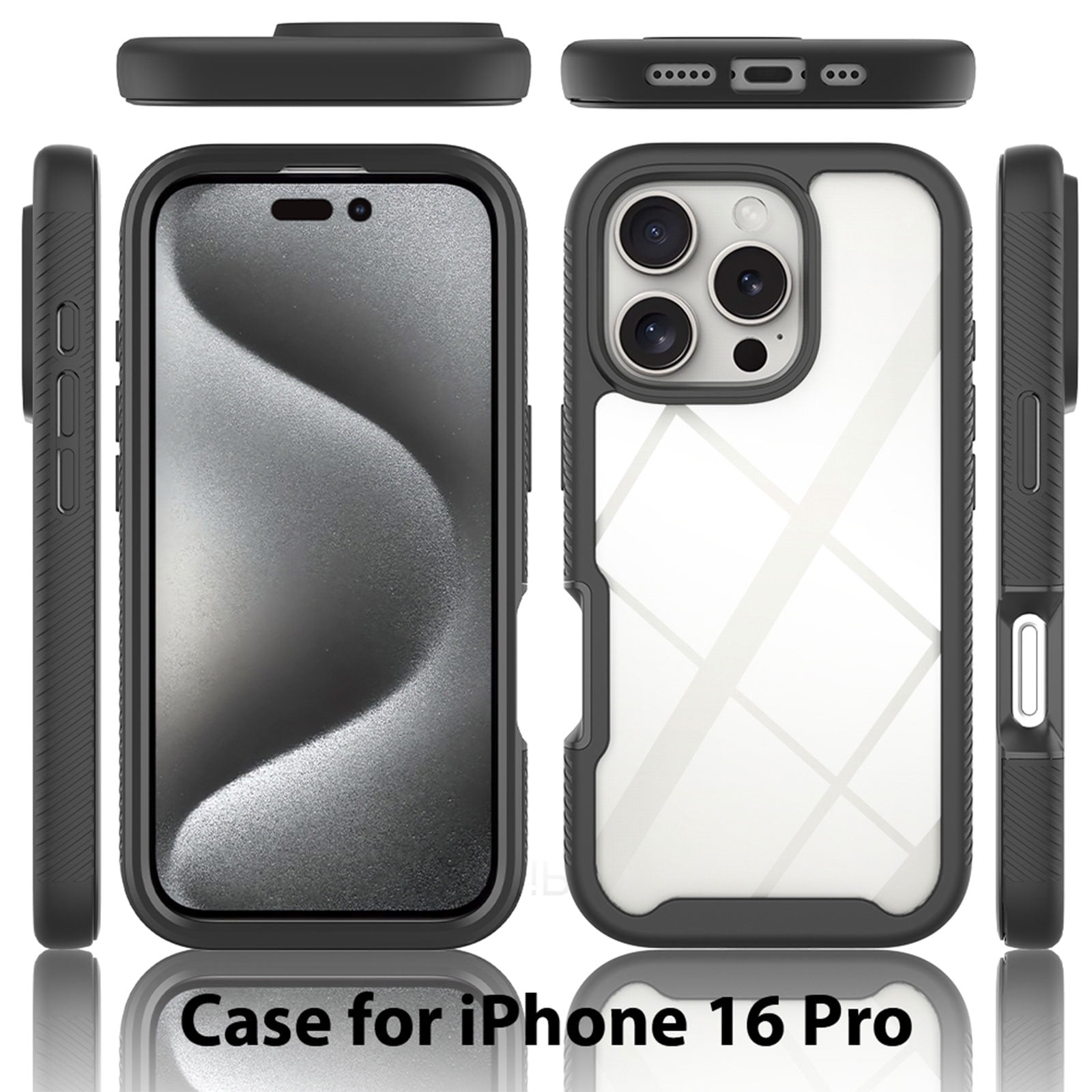 Accessories | Hybrid Shockproof Flip Case for iPhone 16 Pro