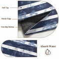thumbnail image 6 of Nautical Striped Area Rugs 6'x9', Washable Small Throw Rugs for Kitchen Dining room, Summer Coastal Ocean Navy Blue White Indoor Outdoor Rug Non-Slip Low Pile Carpet Runner Reversible Floor Mats, 6 of 8