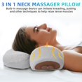 thumbnail image 2 of 3 in 1 Callixethera Pillow Massage Neck Hump with Heat Therapy for Neck Pain Relief,  Gray, 2 of 7