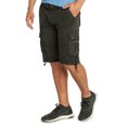 thumbnail image 2 of 9 Crowns Men's Military Belted Cargo Shorts (30, Charcoal Grey), 2 of 3