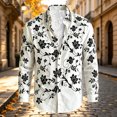 thumbnail image 6 of Bxsruta Men's Shirt Embroidered Long Sleeve Button Down Casual Vacation Tops, 6 of 6
