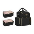 thumbnail image 4 of Nail Polish Storage Bag Handbag with Sturdy Zippers Travel Cosmetic Bag, 4 of 9