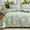 Sage Green, variant on Joyfy Twin Size Comforter Set 2-Piece, Tufted Boho Plaid Geometric Design with 1 Pillow Sham, Sage Green Checkered All Seasons Bed in a Bag