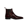 thumbnail image 3 of Jeffery West Wing Leather Chelsea Boots, Red, 3 of 9