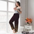 thumbnail image 5 of Sikiie Gold stars luxury sparkling Print Women’s Lounge Pants, Lounge Pants Sleep Bottoms, Lounge for Women, Womens Pajama Pants-Large, 5 of 6