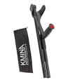 thumbnail image 1 of KMINA PRO - Muleta plegable de fibra de carbono (1 unidad, puño abierto), ajustable, para adultos, mujeres y hombres - Fabricada en Europa, 1 of 5
