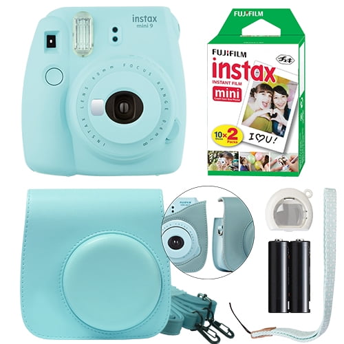 Email schrijven Schatting Uitbeelding Fujifilm Instax Mini 9 Instant Film Camera (Ice Blue) - Walmart.com