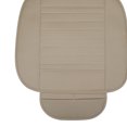 thumbnail image 2 of Fundas de asiento de automóvil transpirables para suministros de automóvil (Beige carbón de bambú), 2 of 7