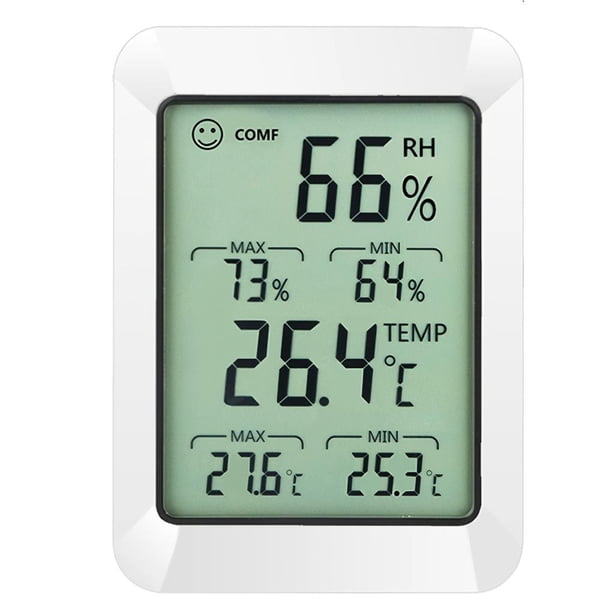 Medidor Electrónico De Temperatura Y Humedad Pantalla Digital Termómetro E Higrómetro Monitor De Temperatura De Humedad Para Oficina Sala De Estar Hogar Rz820 matsuzay TO004109-00