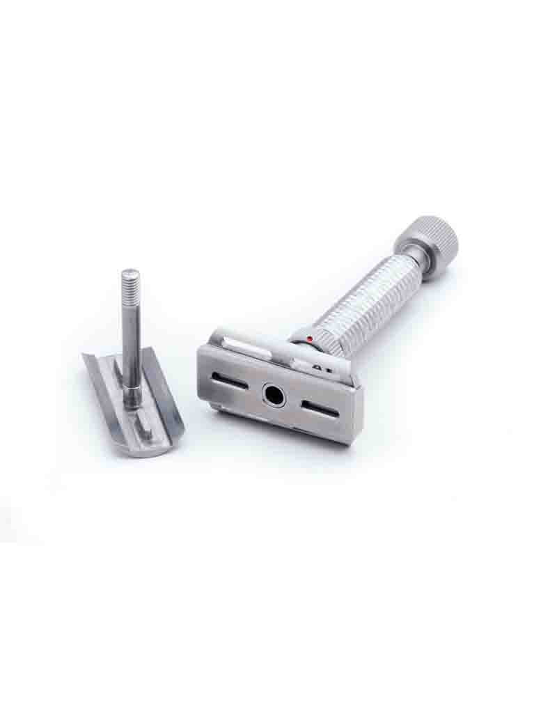 Rex Supply Co. Konsul Slant Adjustable Stainless Steel DE Safety Razor