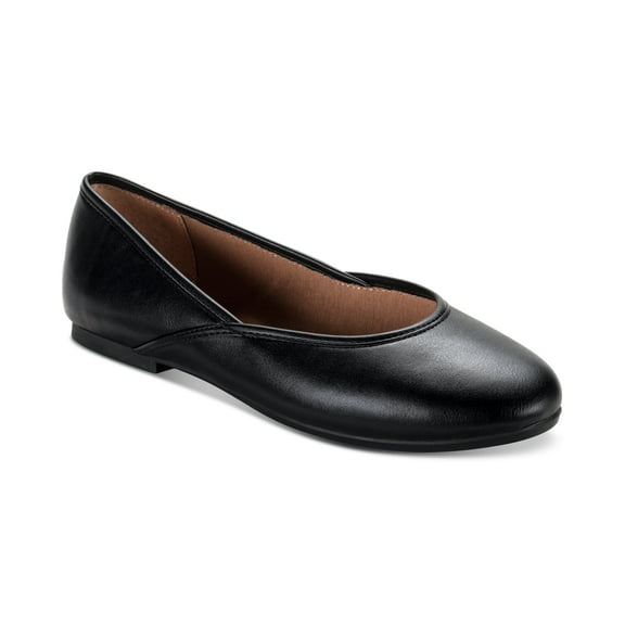 Style Co Womens Ameliaa Top-Stitched B Black 5M