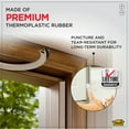 thumbnail image 4 of M-D Building Products 91892 84 in. Beige Premium Rubber PLATINUM™ Top and Sides Door Seal for Doors with Kerf/Channel, 4 of 10