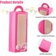 thumbnail image 4 of 20 cajas de regalo de princesa rosa para fiestas. Preciosas cajas de papel para guardar regalos. Caja rectangular con ventana visible., 4 of 6
