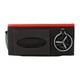 thumbnail image 1 of Organizador de asiento de coche de piel sintética que añade espacio extra. Bolsa de almacenamiento apta para pañuelos y teléfono. Negro rojo, 1 of 7
