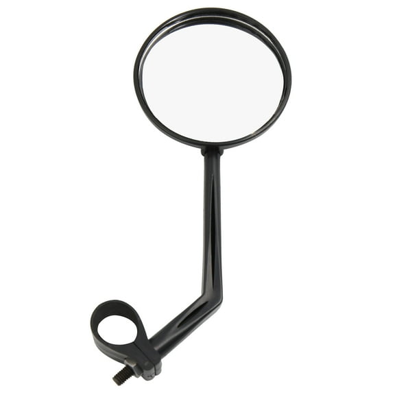 Unique Bargains 75mm Dia Round Shaped Motorcycle Motorbike Adjustable Rearview Mirror Black