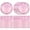 Pink, variant on ZEN 40PCS Red Birthday Decorations Happy Birthday Table Decorations Red Diamond Party Supplies Paper Plates and Napkins for Boys Girls Birthday Party Supplies Serves 20