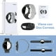 thumbnail image 2 of FreshFun 2024 Smartwatch Pulsera Deportiva Mujer Hombre Llamada Bluetooth Reloj Inteligente IP67 Correa Magnética Pantalla 1.39 Inch Monitoreo Ritmo Cardíaco Presión Arterial Sueño (2Correas), Negro, 2 of 5