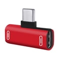 thumbnail image 3 of Headphone Converter, for Xiaomi Redmi Audio Type C Adapter, Dual Type C Jack for Earphone Listen Music + Charging, 3 of 8