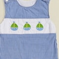 thumbnail image 7 of Baby Onesies Boy Cartoon Embroidery Print Sleeveless Romper Jumpsuit Newborn Summer Overall Outfit, 7 of 7